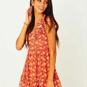 Altar'd State Floral Fiesta Dress Size Large